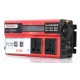 Інвертор AC/DC-12V/220V, 500/1000W, LCD екран, 4хUSB, дві розетки #ATPI-6