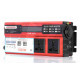 Інвертор AC/DC-12V/220V, 1000/2000W, LCD екран, 4хUSB, дві розетки #ATPI-7