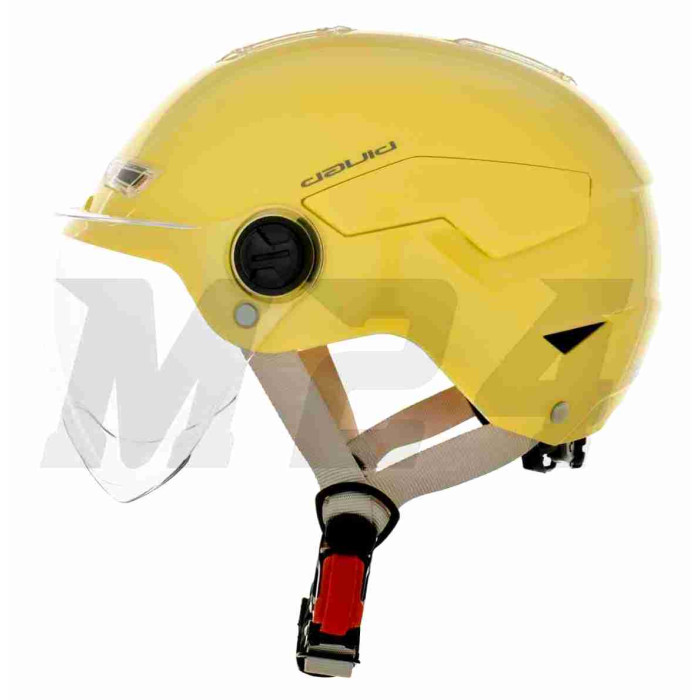 Шолом каска "DAVID" (#D316, жовтий, регулятор розміру M/L/XL, АБС-пластик)